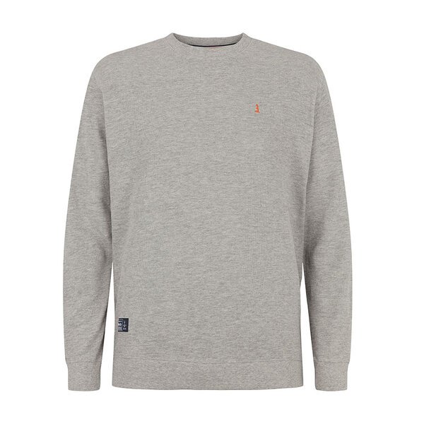 North 56 Light Sweat Waffle Weave Grey-shop-by-brands-Beggs Big Mens Clothing - Big Men's fashionable clothing and shoes