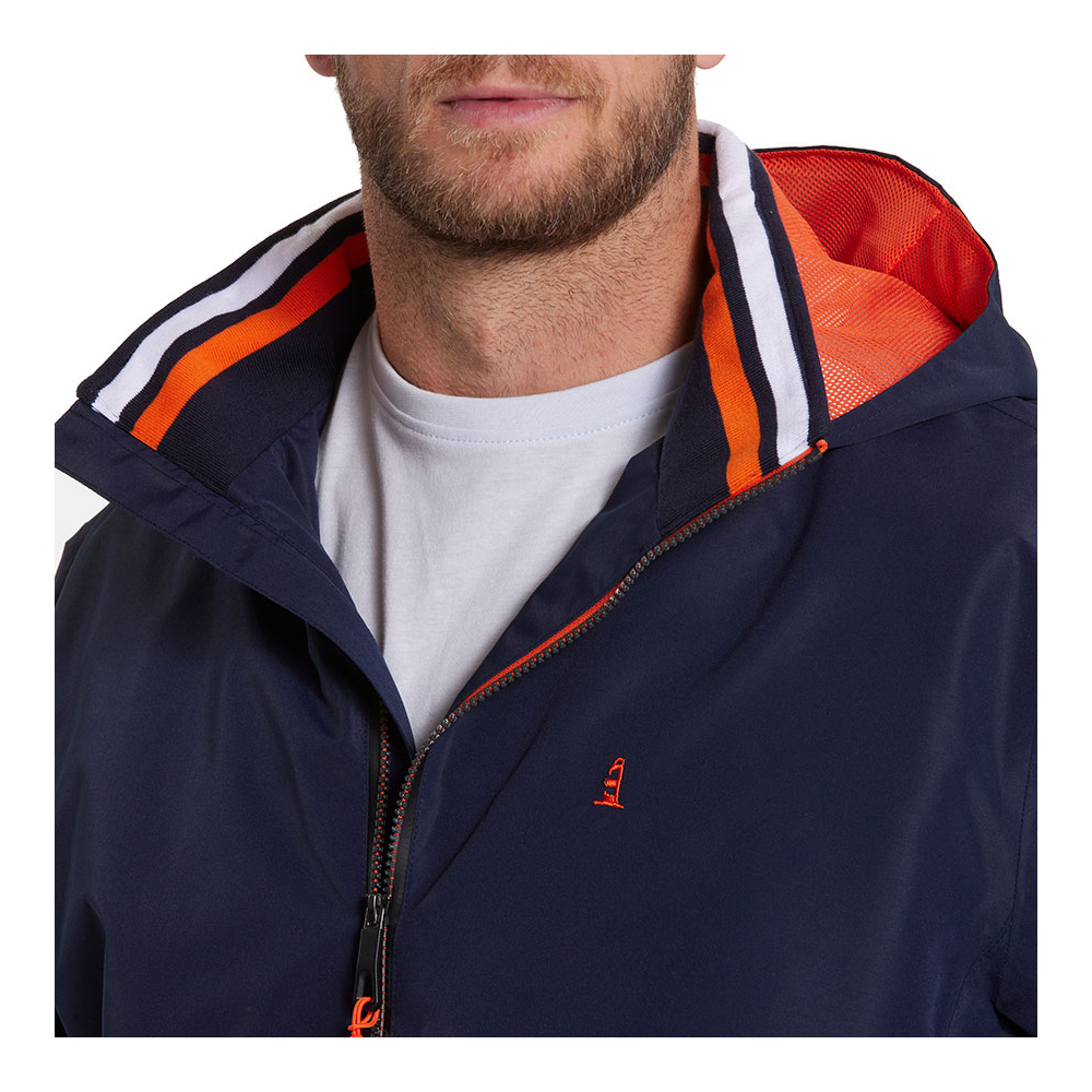 NORTH 56 - Hooded 5000mm Rain Jacket Navy - Designed for big men ...