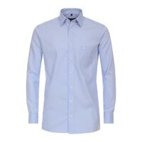 Casa Moda Mini Check Business Shirt Sky