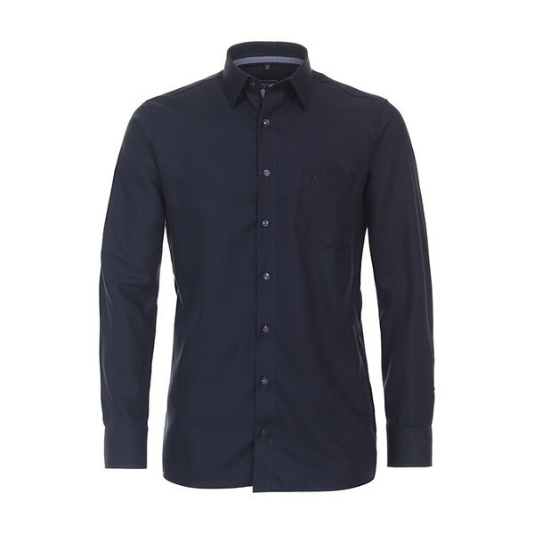 Casa Moda Rope Weave Pattern Business Shirt Dark Navy-shop-by-brands-Beggs Big Mens Clothing - Big Men's fashionable clothing and shoes