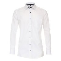 Casa Moda Plain White Buttondown Collar
