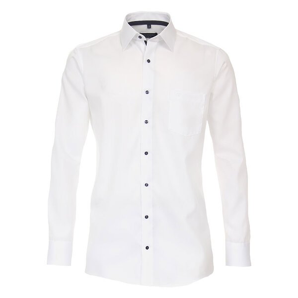Casa Moda Plain White Buttondown Collar-shop-by-brands-Beggs Big Mens Clothing - Big Men's fashionable clothing and shoes