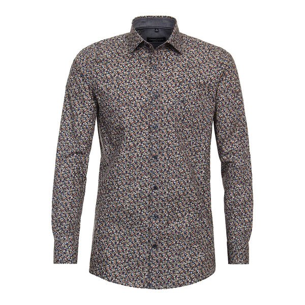 Casa Moda Nature Casual Shirt Navy Multi-shop-by-brands-Beggs Big Mens Clothing - Big Men's fashionable clothing and shoes