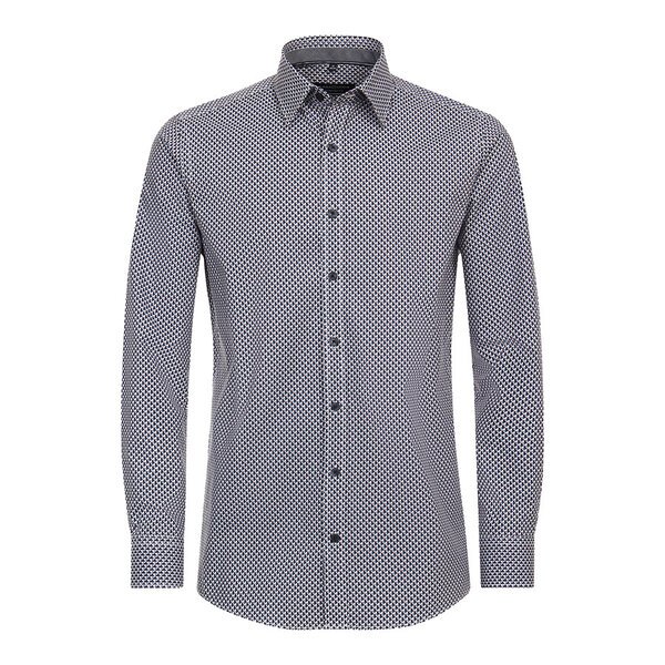 Casa Moda Abstract Pattern LS Shirt-shop-by-brands-Beggs Big Mens Clothing - Big Men's fashionable clothing and shoes