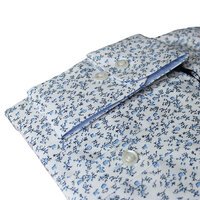 Brooksfield Stretch Cotton Floral Print Fashion Shirt