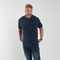 North 56 Pure Cotton Plain Pique Weave Polo with Pocket