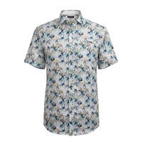 BERLIN - Painted Palm Tree Satin Print SS