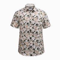 BERLIN - Palm Tree Print Linen SS Shirt