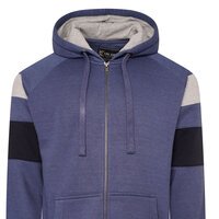 Kam Cut and Saw Zip Hoody Royal Blue