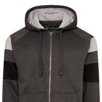 Kam Cut and Saw Zip Hoody Charcoal