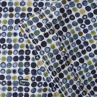 Casa Moda Circle Pattern SS Shirt Green