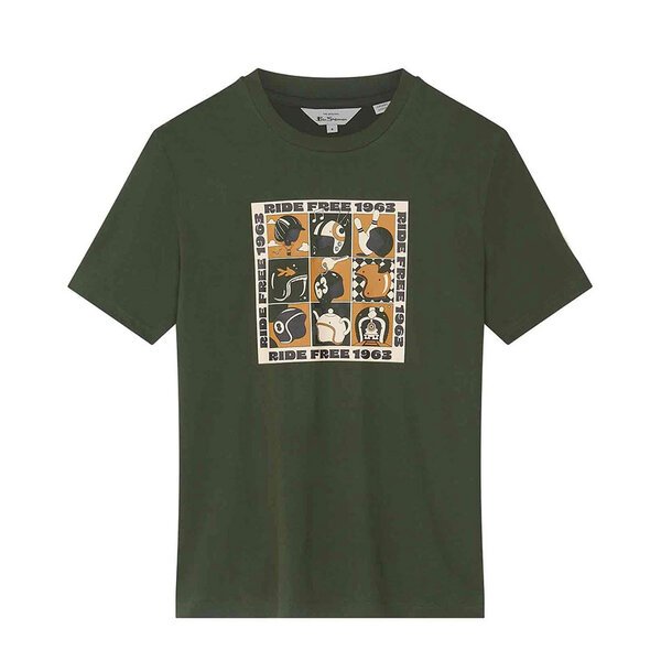 Ben Sherman Trippy Helmets Camo Green-shop-by-brands-Beggs Big Mens Clothing - Big Men's fashionable clothing and shoes