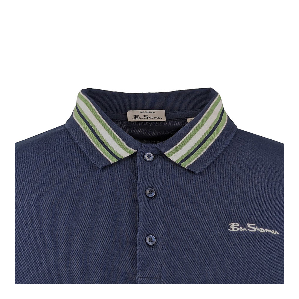 BEN SHERMAN - House Collar Polo Dark Navy