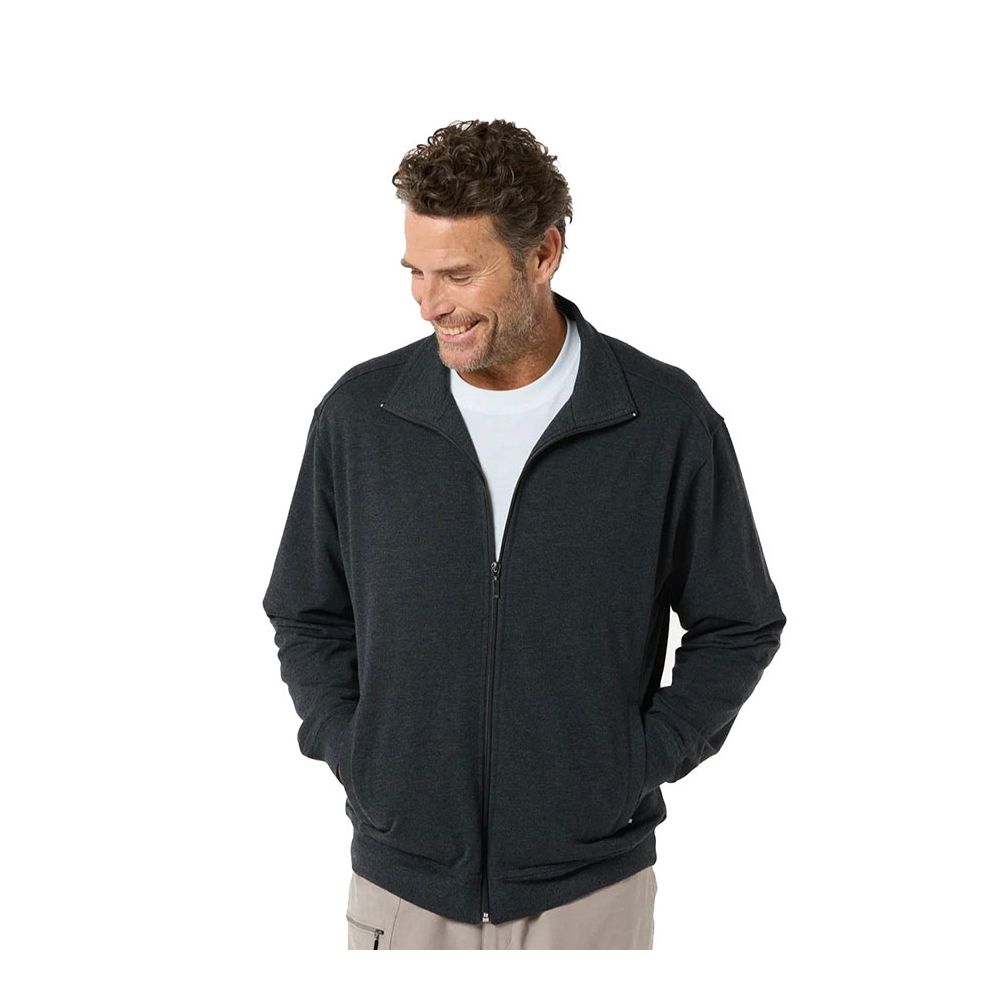 BA Raw Spun Cottn full zip jacket Grey