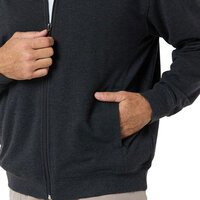 BA Raw Spun Cottn full zip jacket Grey