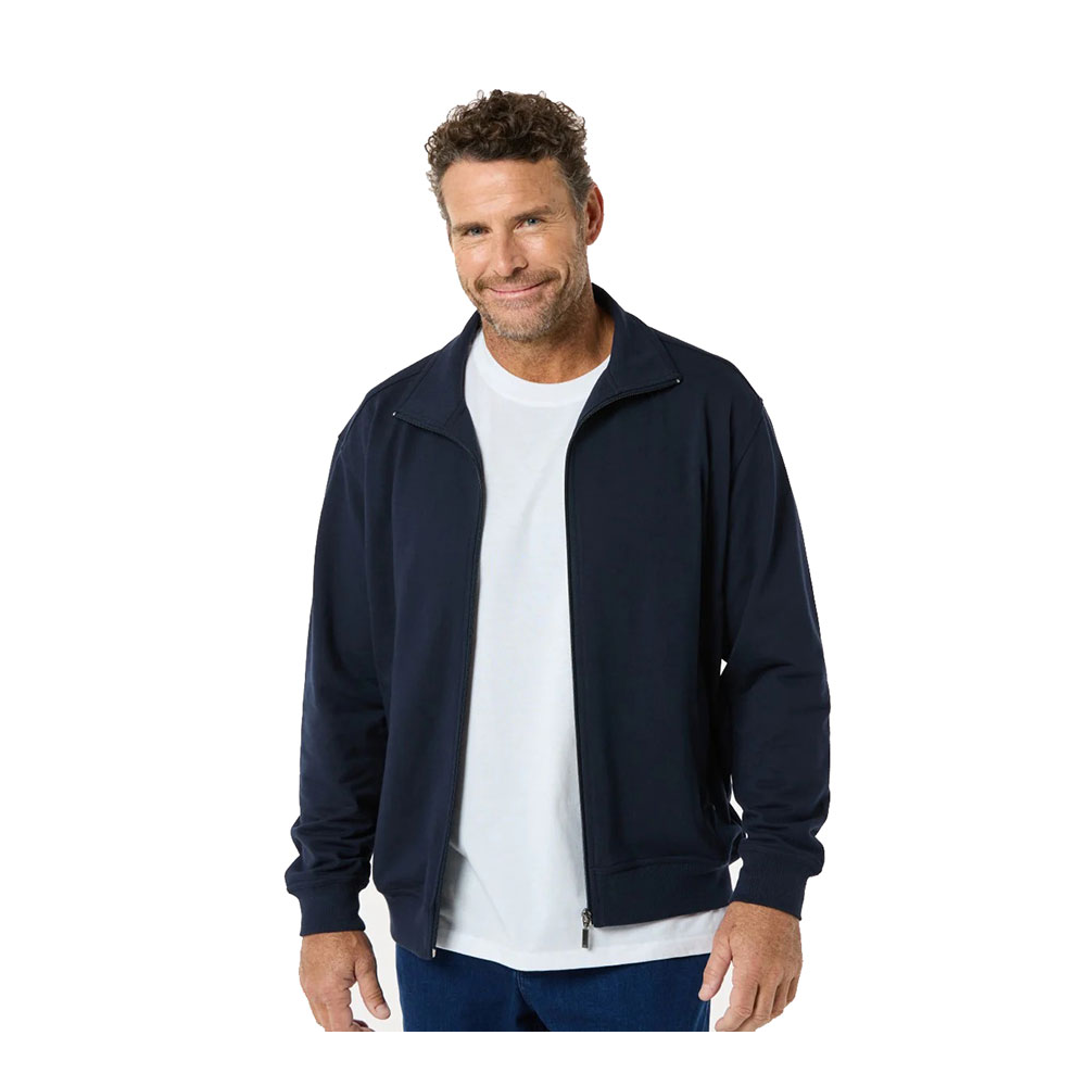 BA Raw Spun Cottn full zip jacket Navy
