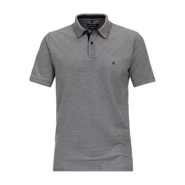 Casa Moda Cotton Stretch Plain Fashion Polo Grey-shop-by-brands-Beggs Big Mens Clothing - Big Men's fashionable clothing and shoes