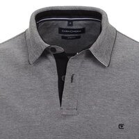 Casa Moda Cotton Stretch Plain Fashion Polo Grey