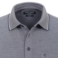 Casa Moda Mix Marle Weave Fashion Polo With Pocket