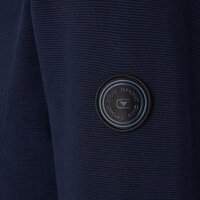 CASA MODA - Full Zip Cotton Stretch Sweatshirt Navy