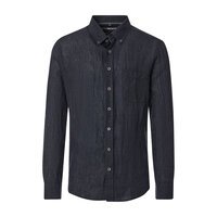 CASA MODA - Linen LS Shirt Black