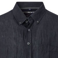 CASA MODA - Linen LS Shirt Black