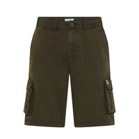 COMPASS - Stretch Cotton Cargo Shorts Olive