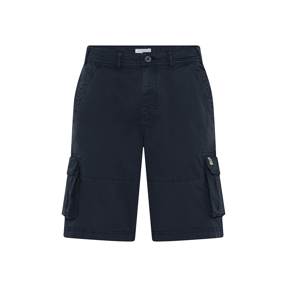 COMPASS - Stretch Cotton Cargo Shorts Navy