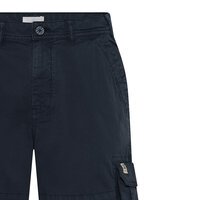 COMPASS - Stretch Cotton Cargo Shorts Navy
