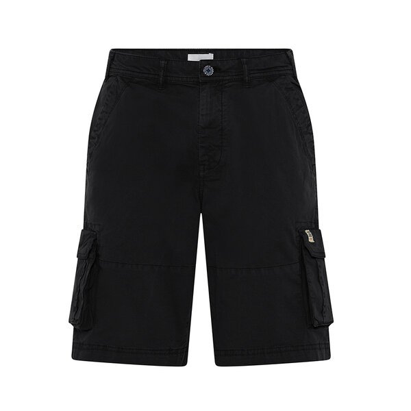 COMPASS - Stretch Cotton Cargo Shorts Black-shop-by-brands-Beggs Big Mens Clothing - Big Men's fashionable clothing and shoes