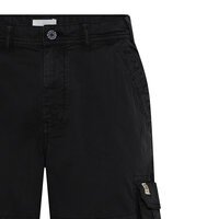 COMPASS - Stretch Cotton Cargo Shorts Black