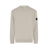 COMPASS - Crew neck Cotton Sweater Sand