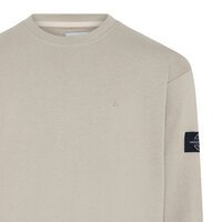 COMPASS - Crew neck Cotton Sweater Sand