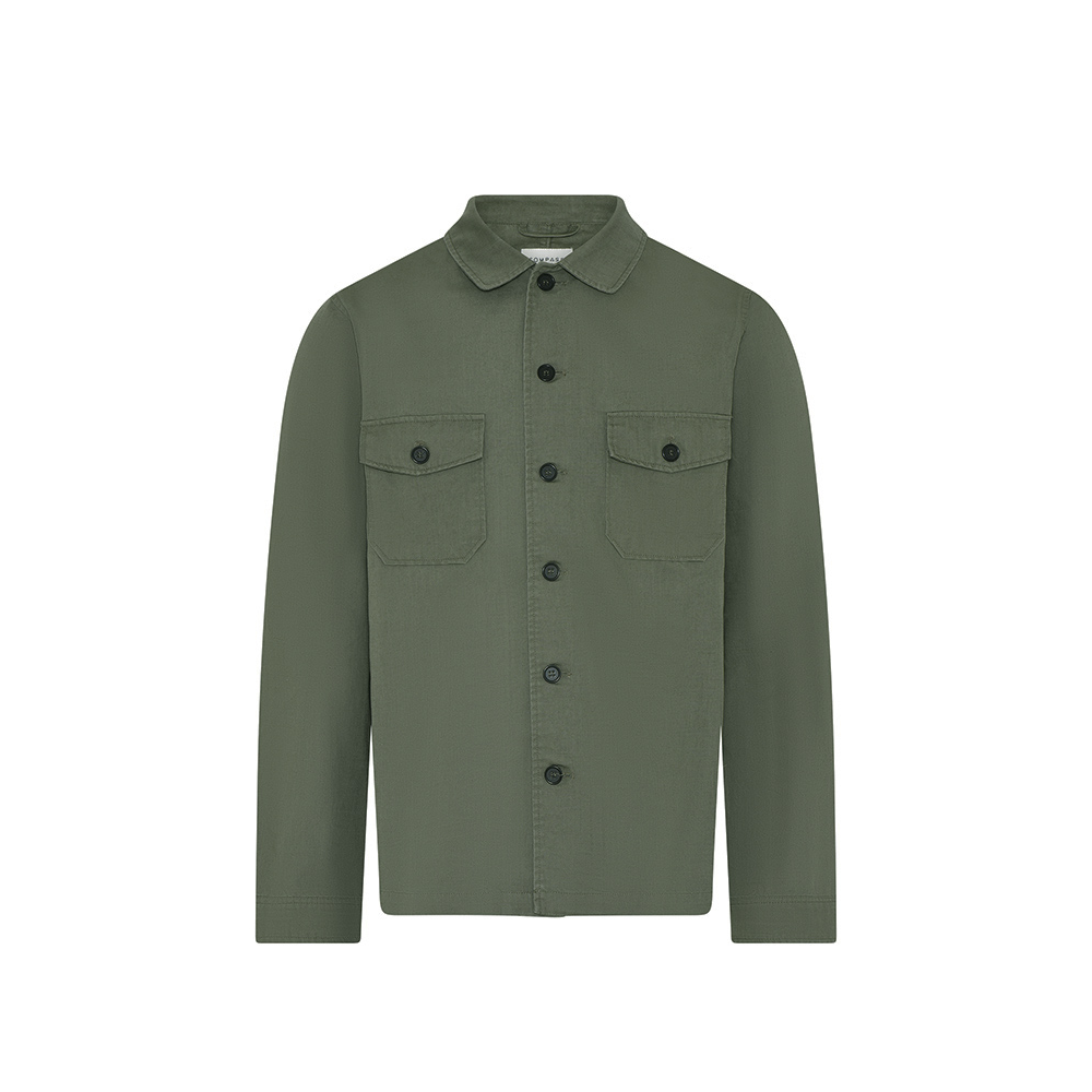 COMPASS - Cotton Rimini Over Shirt Olive