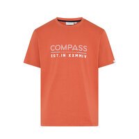 COMPASS - Logo Cotton Tee Orange