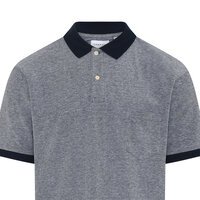 COMPASS - Brescia Cotton Polo Blue Melange