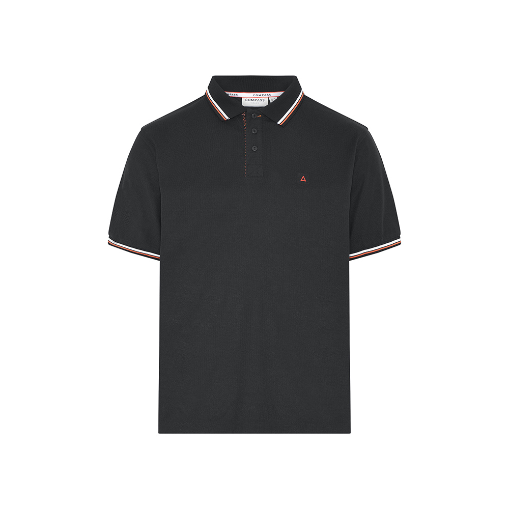 COMPASS - Pavia Golf Stretch Polo Black