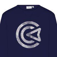 COMPASS - Logo Cotton Crew Neck Sweater