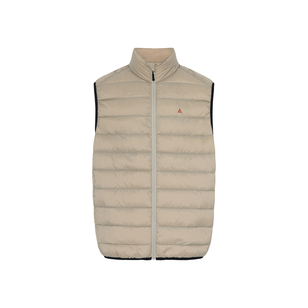 COMPASS - Puffer Vest with Side Pocket Sand