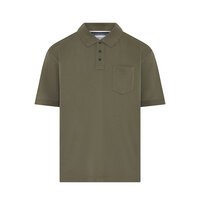 COMPASS - Castro Plain Cotton Polo Olive