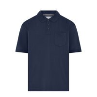 COMPASS - Castro Plain Cotton Polo Navy