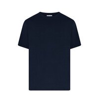 COMPASS - Plain Hemp Mix Tee Navy