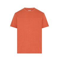 COMPASS - Small Embroidered Logo Plain Tee Orange