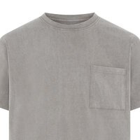 COMPASS - Faded Box Tee Cotton Tee Shirt Grey