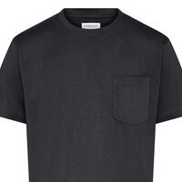 COMPASS - Plain Pocket Cotton Tee Black