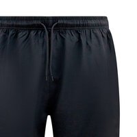 D555 - Hull Plain Black Training Short With Compression