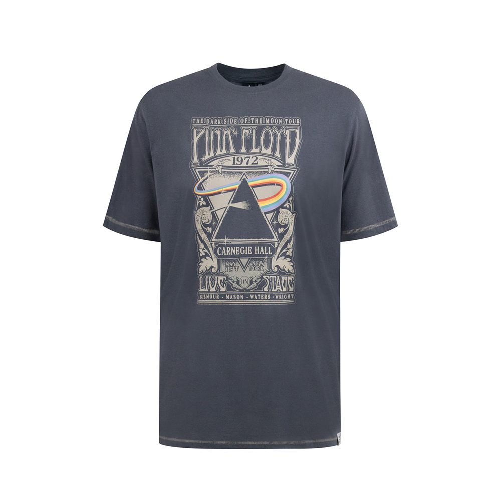D555 - Pink Floyd Print Tee Grey
