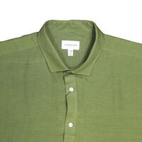 COMPASS - Rapallo Linen Cotton SS Shirt Green