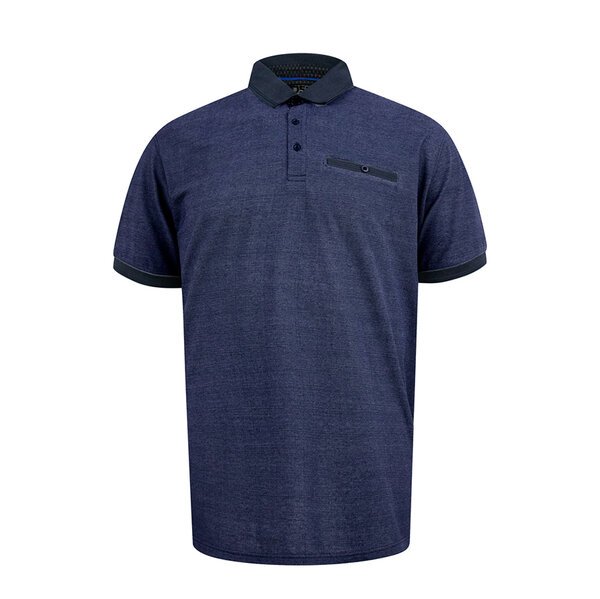 D555 - Newcastle Pique Polo with Pocket Navy-shop-by-brands-Beggs Big Mens Clothing - Big Men's fashionable clothing and shoes