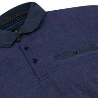 D555 - Newcastle Pique Polo with Pocket Navy